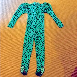 CUSTOM MADE SKATING OUTFIT JUMPSUIT WITH STIRRUPS